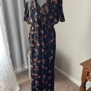 Forever 21 Jumpsuit, wide leg, surplice top. Size M.